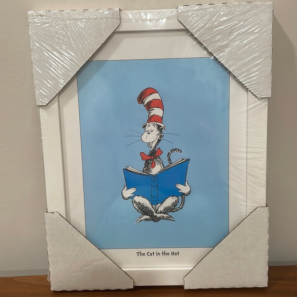Seuss Prints “The Cat in the Hat” Limited Edition w/Artwork Certificate - NEW